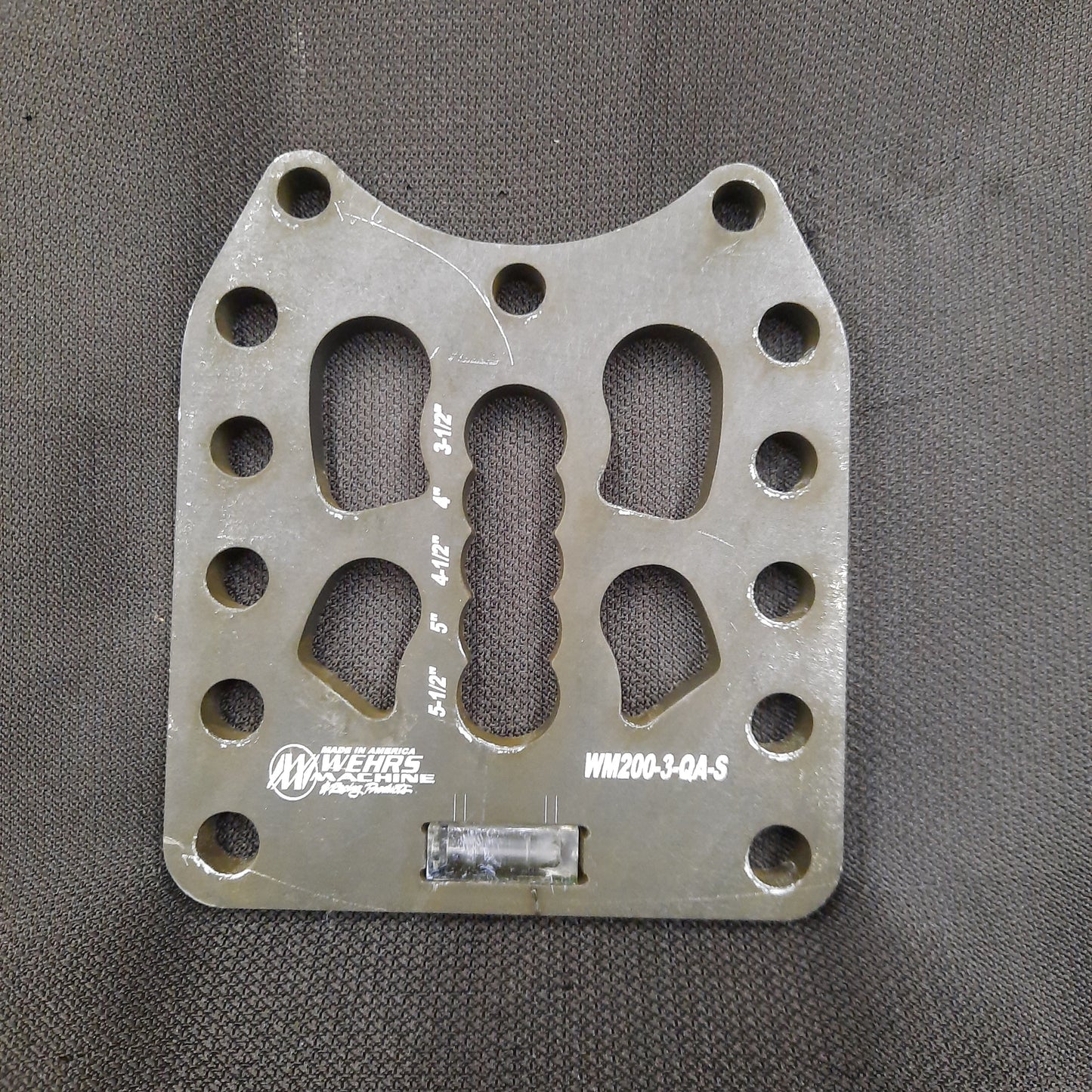 Straight Slot Shock Plate Quick Adjust - WM200-3-QA-S