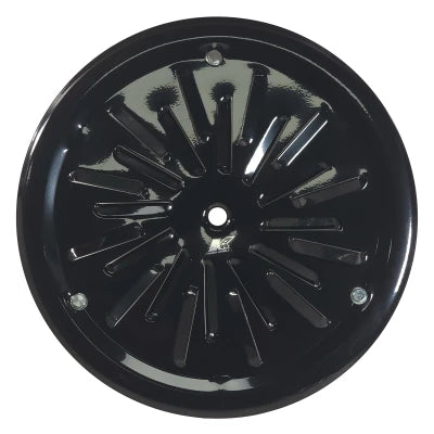 15" Louvered Wheel Cover, Black