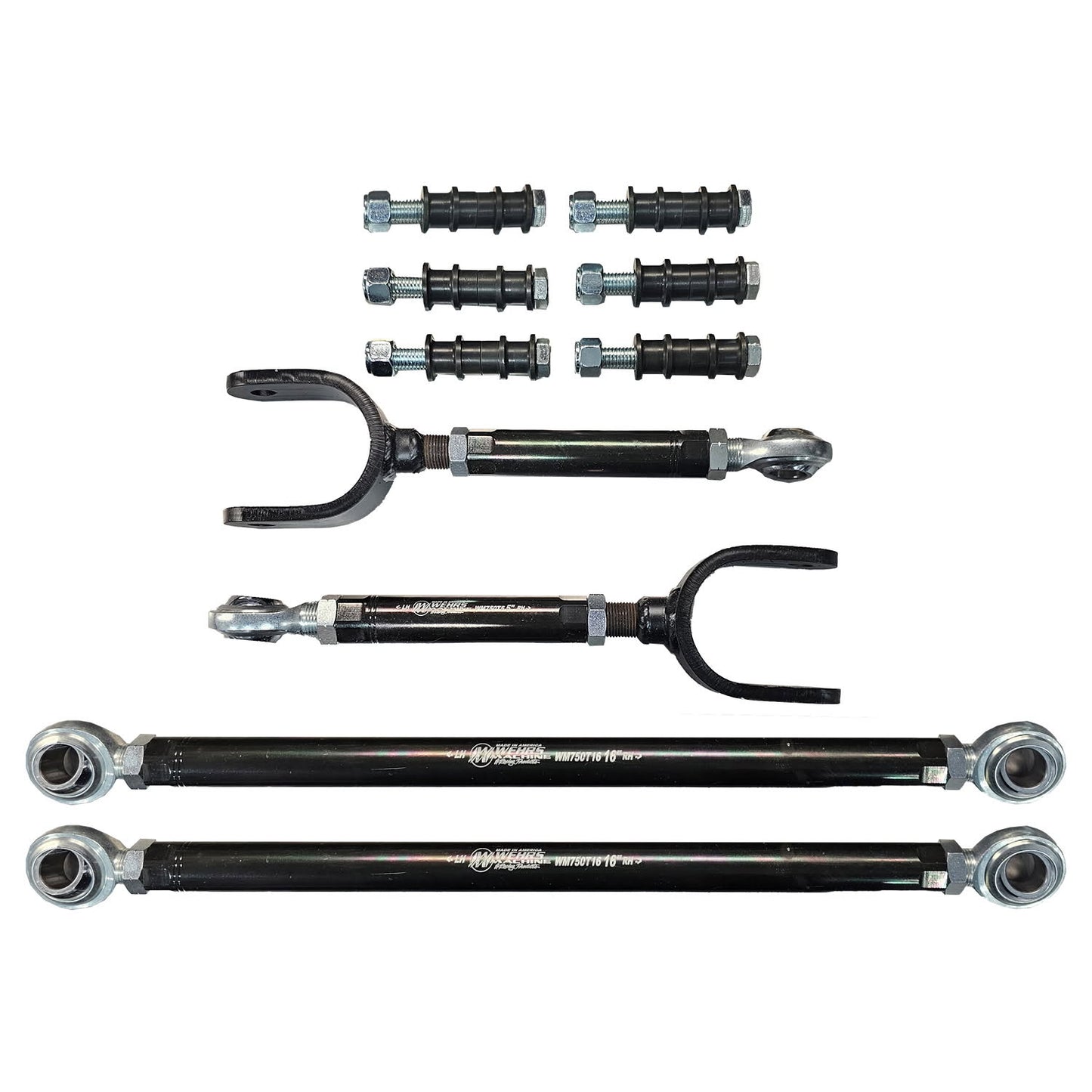 Adjustable Steel Metric Trailing Arms - 811KIT-S-STOCK