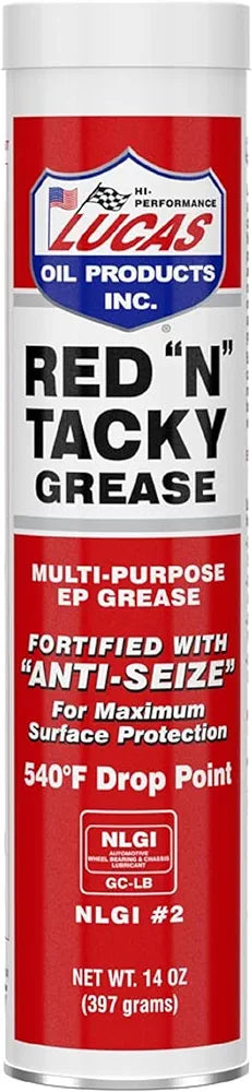 Lucas Red N Tacky Grease - 10005