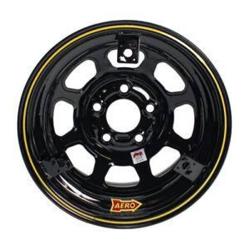 52 Series 15×8 Inch Black 3-Tab Race Wheel 5 x 5″ IMCA