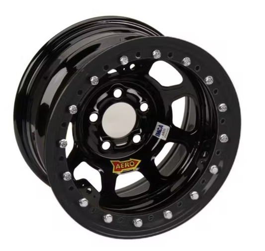 53 Series 15×8 Black Beadlock Race Wheel 5 x 5″ BP